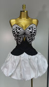 Nyx Elegant Party Mini Dress Sexy Backless Butterfly