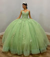Sleeveless Lace Sweetheart Quinceanera Dress
