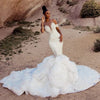 Exquisite Crystal Beading Sexy Mermaid Wedding Dress