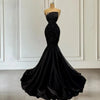 Elegant Long Sequin Black Evening Dress