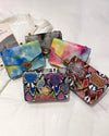 Tie Dye Print Ombre Chain Strap Crossbody Bag