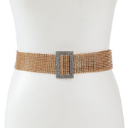 RHINESTONE MESH ICONIC BELT