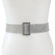 RHINESTONE MESH ICONIC BELT