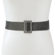 RHINESTONE MESH ICONIC BELT