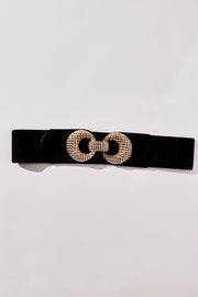 DOUBLE BUCKLET STRETCH BELT