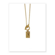 Gold Plated Roman Portrait Necklace
