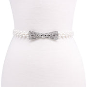 Bow Pearl Fashion Belt