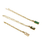 3 Gold Retro Simple Necklace