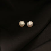 Gold Baroque Pearl Earring