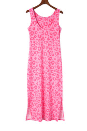 Print Sleeveless Maxi Dress