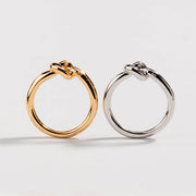 Love Knot Ring Commitment Ring for Women