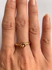 Love Knot Ring Commitment Ring for Women