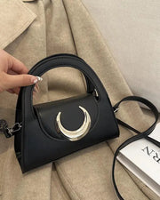 Moon Pattern Decor Minimalist Satchel Bag