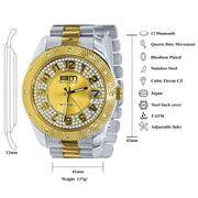 HAWKER 12 DIAMOND STAINLESS STEEL WATCH | 530402