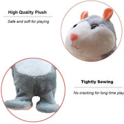 Talking Hamster Electronic Plush Mouse Pet Speak Sound Record Toy SP