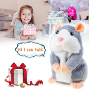 Talking Hamster Electronic Plush Mouse Pet Speak Sound Record Toy SP