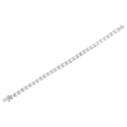 Sterling Silver 1/4ct. TDW Diamond Link Bracelet