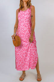 Print Sleeveless Maxi Dress