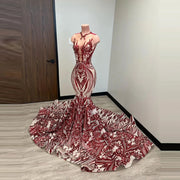 Mint Green Long Sparkly Sexy Prom Dress Mermaid Style