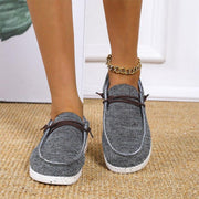 Soft Flat Slip On Loafers Canvas Sneakers