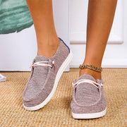 Soft Flat Slip On Loafers Canvas Sneakers