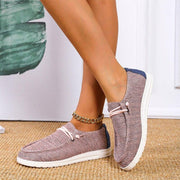 Soft Flat Slip On Loafers Canvas Sneakers