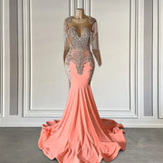 Coral Chic: Elegant Mermaid Prom Perfection