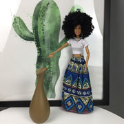 Kids Gift 30CM African Black Doll Moveable Joint Body Doll Toys For Girls