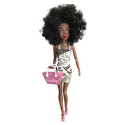 Kids Gift 30CM African Black Doll Moveable Joint Body Doll Toys For Girls