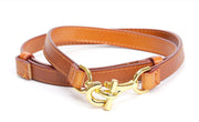 Gold Interlocking Buckle Skinny Belt