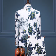 Casual Floral Men's Two-Piece Suit
