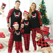 New Year's Costumes 2023 Women Men Boys Girls Infants Pets Matching Outfits Cute Soft 2 Pieces Suit Sleepwear Xmas Family Look