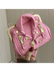 Fashion Pumk Rivet Clothes Chain Bag