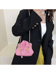 Fashion Pumk Rivet Clothes Chain Bag