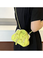 Fashion Pumk Rivet Clothes Chain Bag