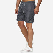 Pure Color Lace Up Men's Sports Shorts