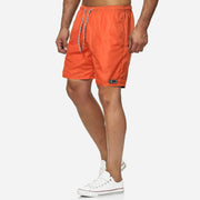 Pure Color Lace Up Men's Sports Shorts