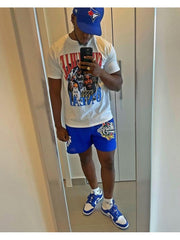 Fitness Basketball Printing Breathable Shorts For Men