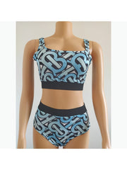 Printed Summer Batching Bikini Sets For Women