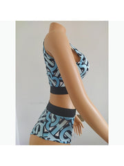 Printed Summer Batching Bikini Sets For Women