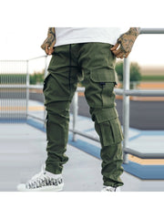 Casual Pure Color Work Trousers For Men