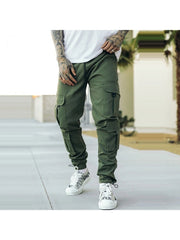 Casual Pure Color Work Trousers For Men