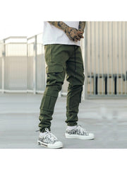 Casual Pure Color Work Trousers For Men