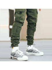 Casual Pure Color Work Trousers For Men