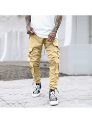 Casual Pure Color Work Trousers For Men