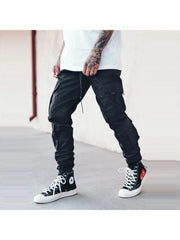 Casual Pure Color Work Trousers For Men