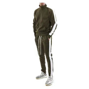 Contrast Color Matching Men Tracksuit Sets