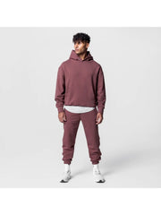 Solid Loose Pocket Hooded Tops For Men