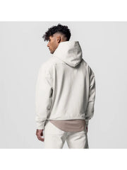 Solid Loose Pocket Hooded Tops For Men