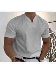 Men's Pocket V-Neck Short Sleeve Tee